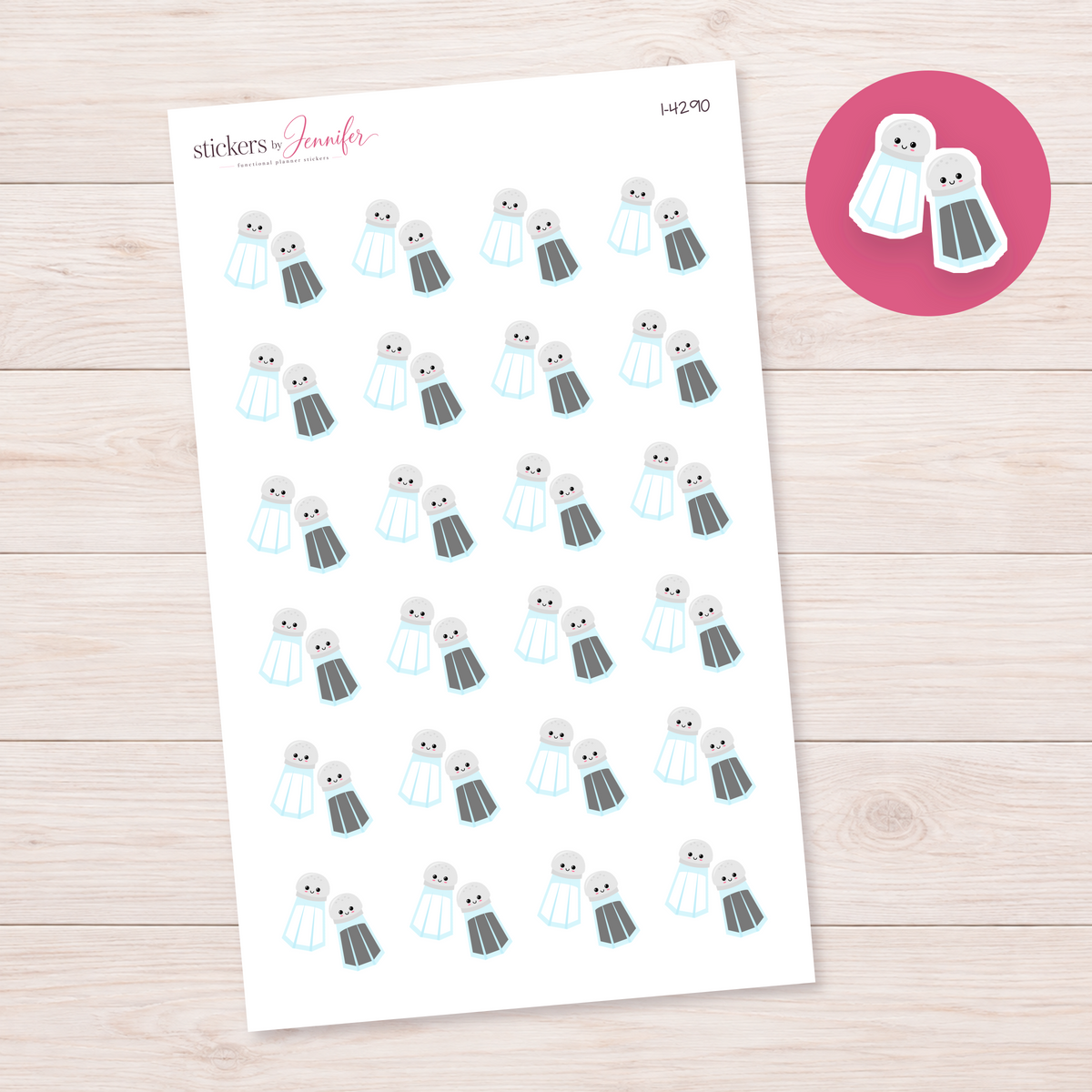 Salt and Pepper Pair Planner Stickers | I-4290