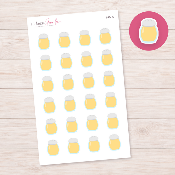 Yellow Seasoning Shaker Planner Stickers | I-4305