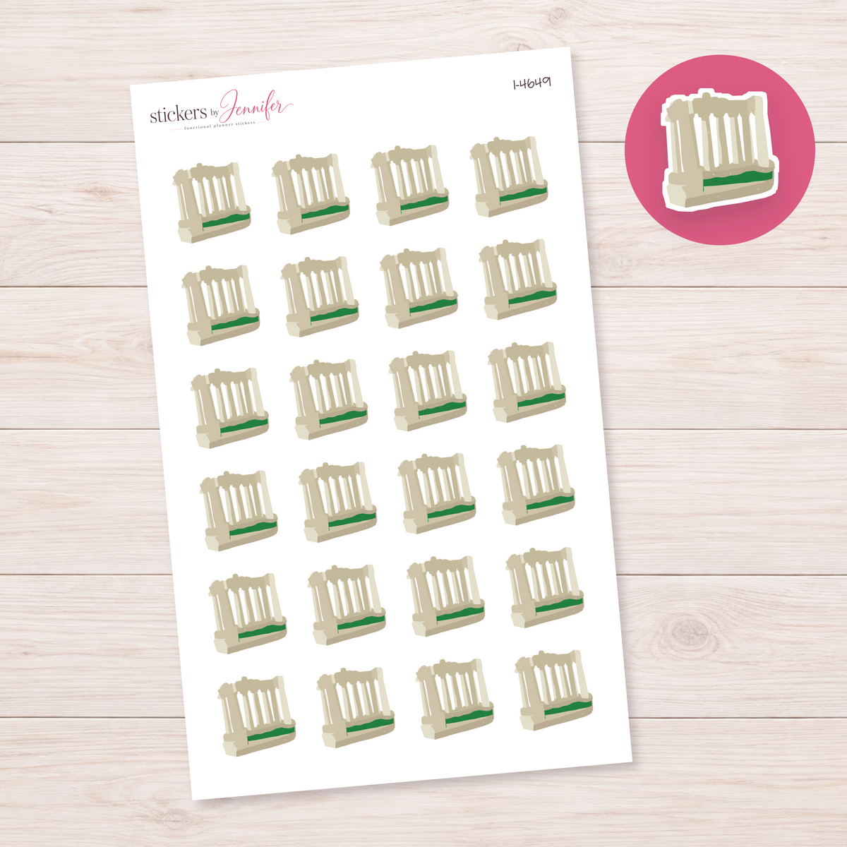 Roman Forum Columns Planner Stickers | I-4649