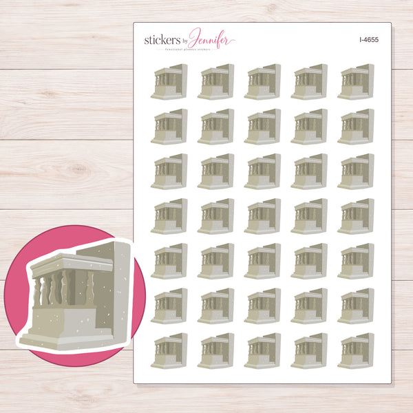 I-4655 planner sticker sheet with enlarged sticker detail