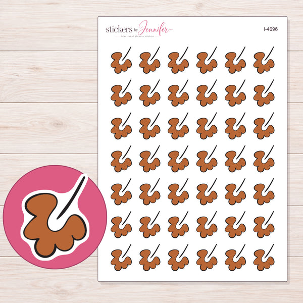 I-4696 planner sticker sheet with enlarged sticker detail