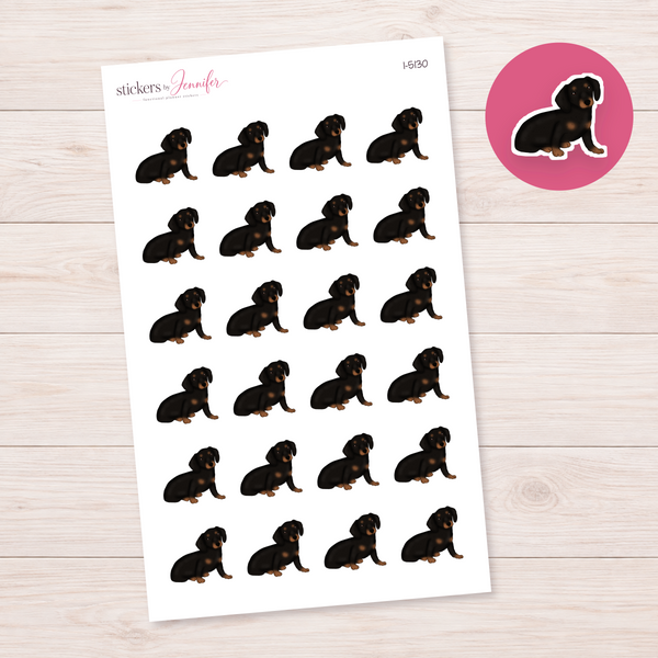 Dachshund Puppy Planner Stickers | I-5130