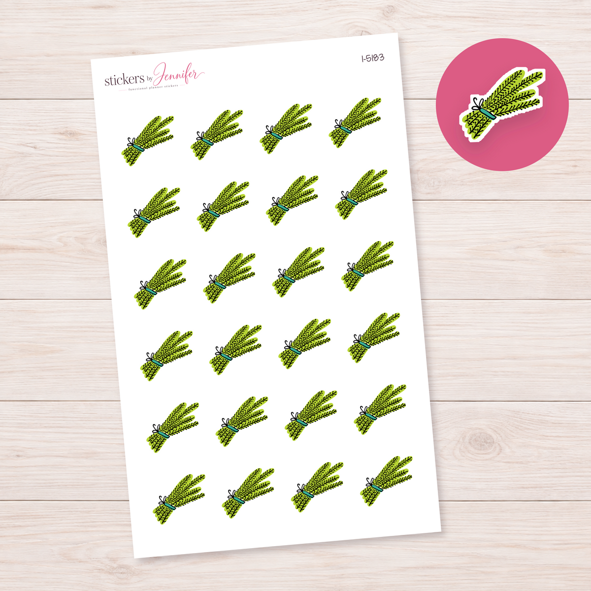 Herb Bundle Planner Stickers | I-5183