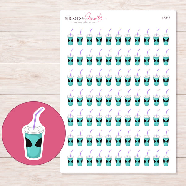 I-5318 planner sticker sheet with enlarged sticker detail