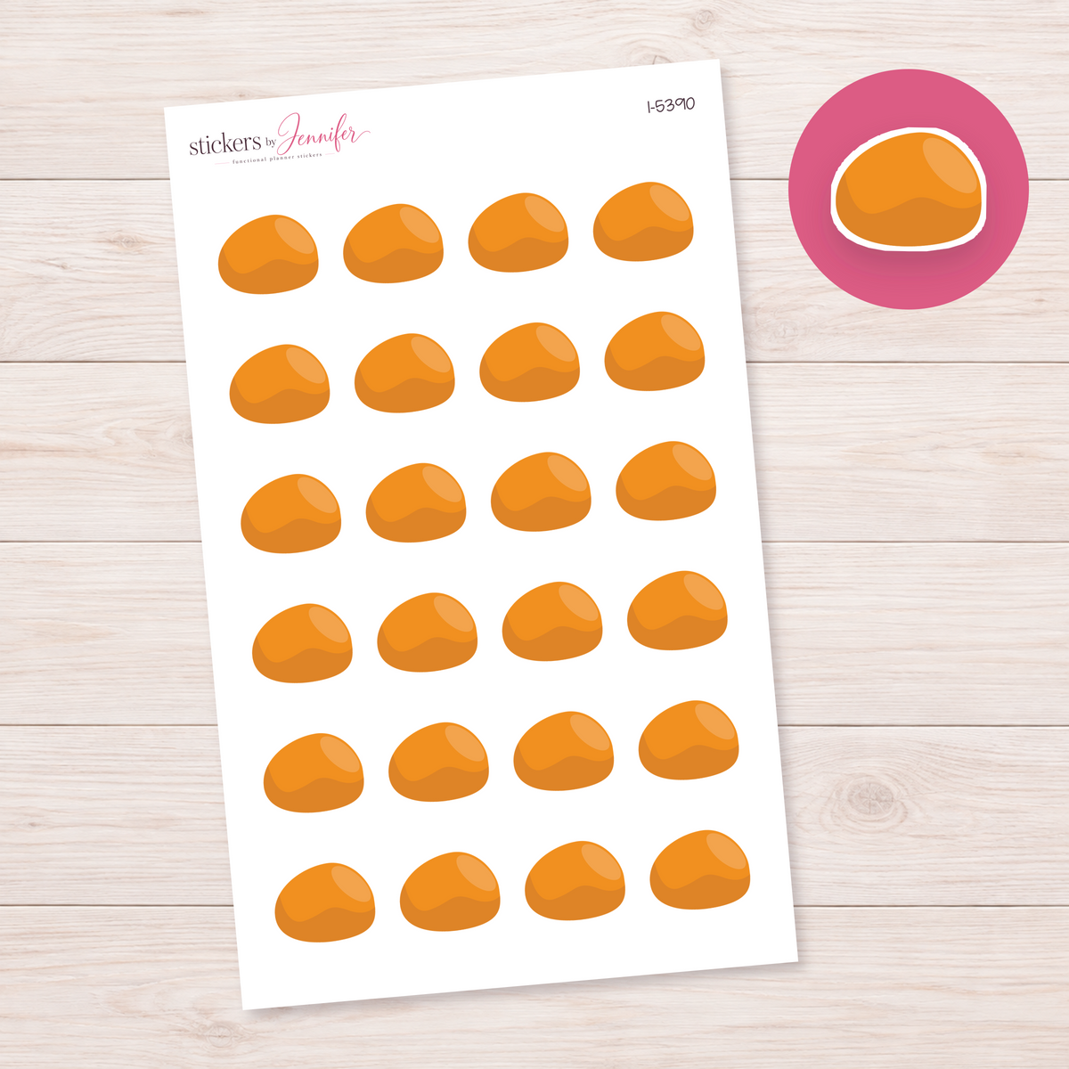 Bread Roll Planner Stickers | I-5390
