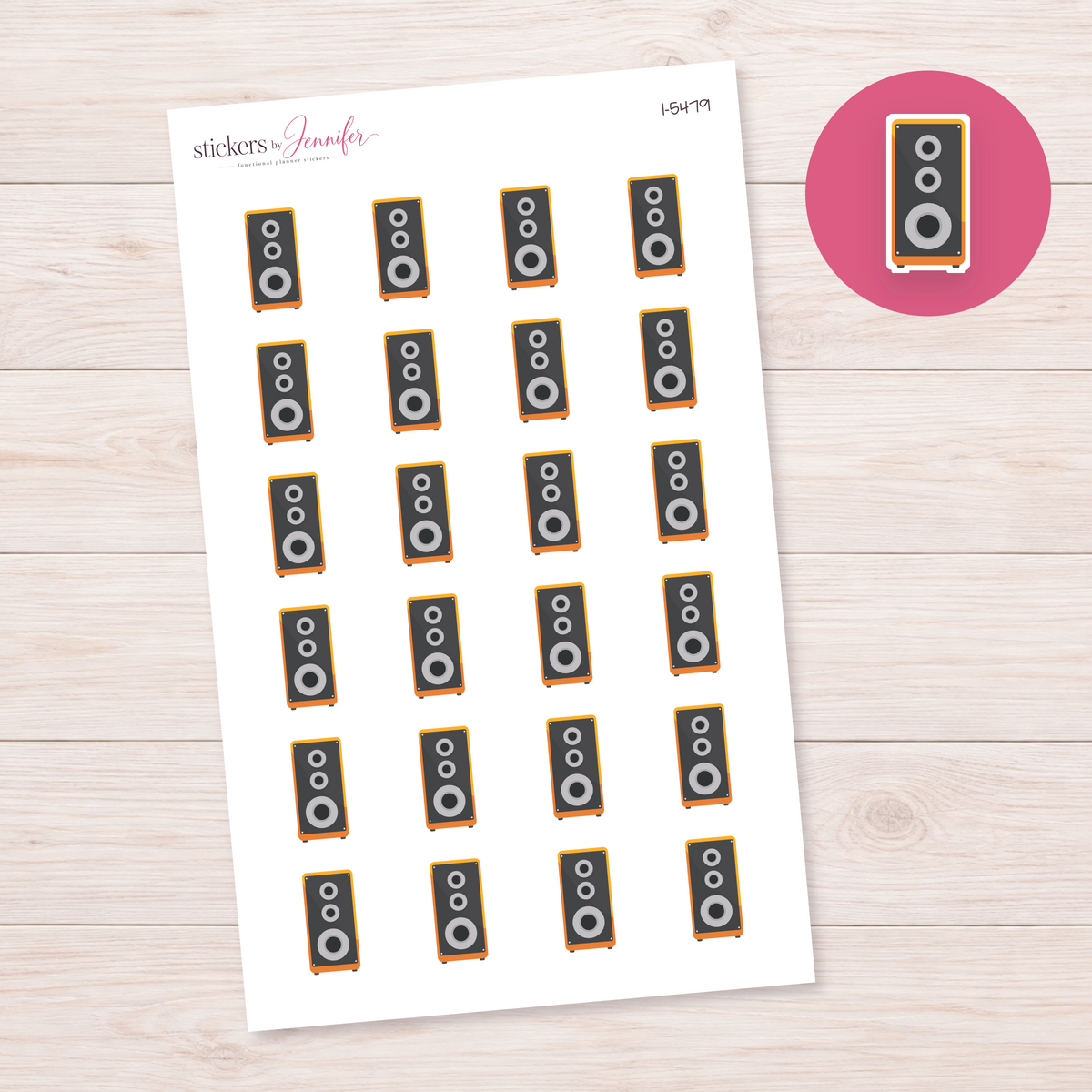 Speaker Planner Stickers | I-5479