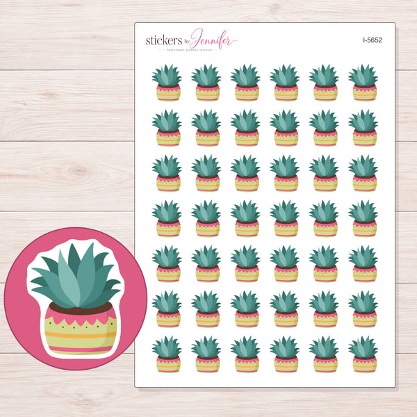 I-5652 planner sticker sheet with enlarged sticker detail