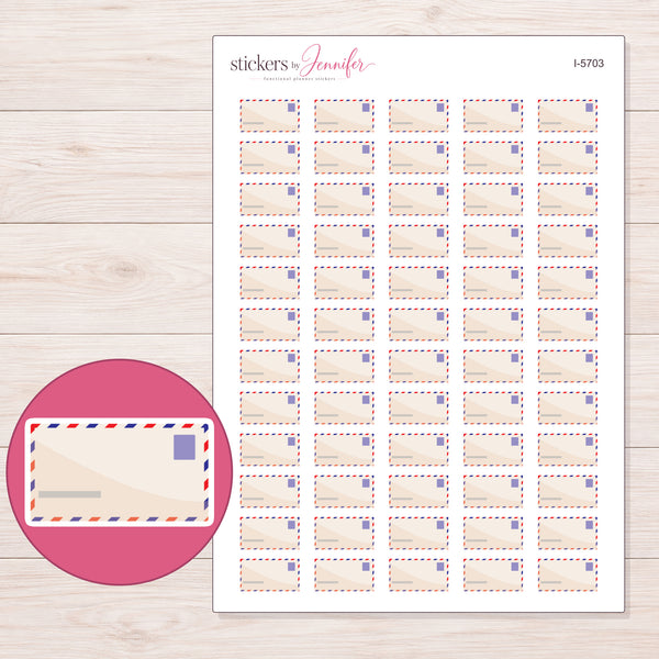 I-5703 planner sticker sheet with enlarged sticker detail