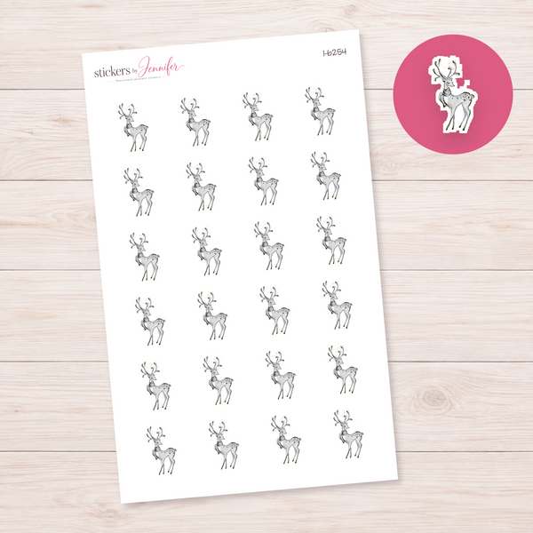 Woodland Deer Planner Stickers | I-6254