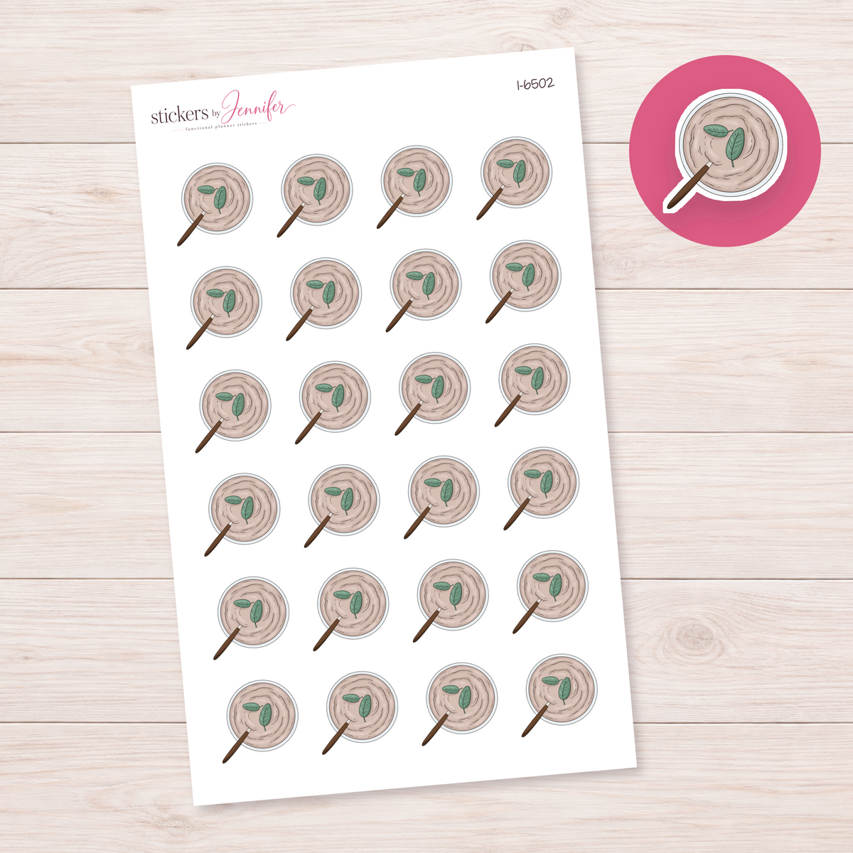 Herb Soup Bowl Planner Stickers | I-6502