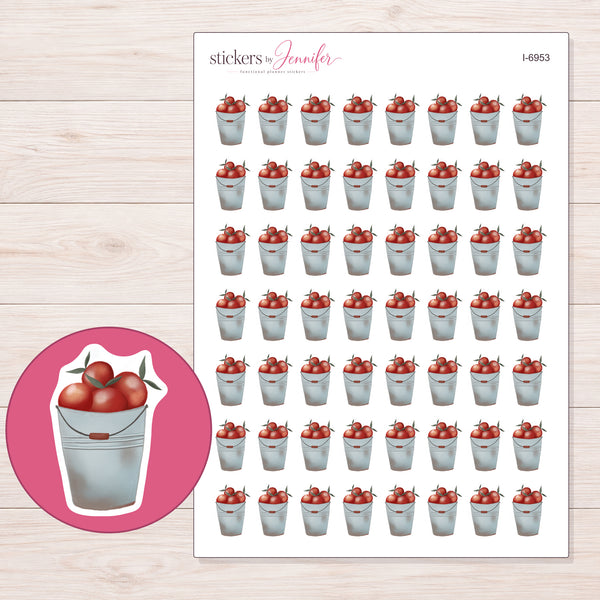 I-6953 planner sticker sheet with enlarged sticker detail