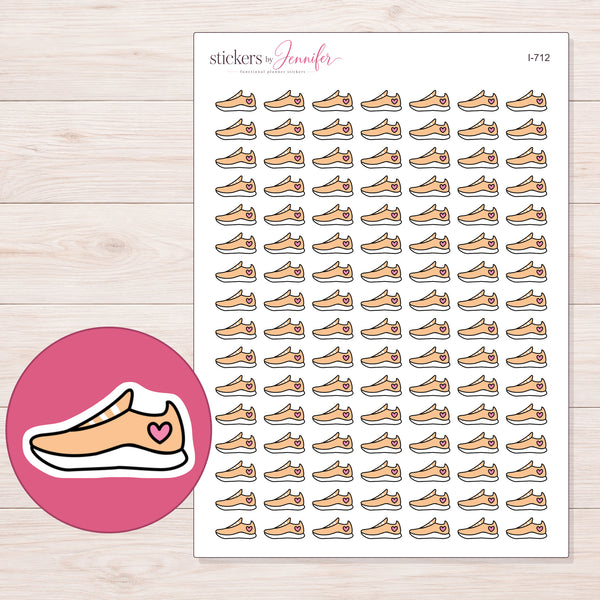 I-712 planner sticker sheet with enlarged sticker detail