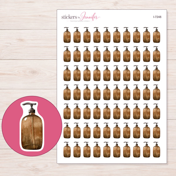 I-7248 planner sticker sheet with enlarged sticker detail
