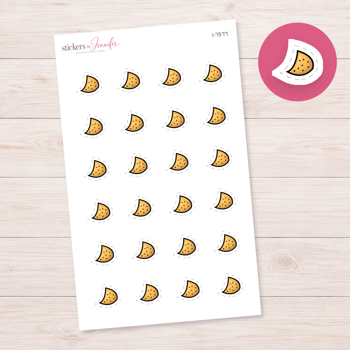 Cookie Bite Planner Stickers | I-7377