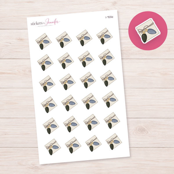 Wrapped Holiday Gift Planner Stickers | I-7556