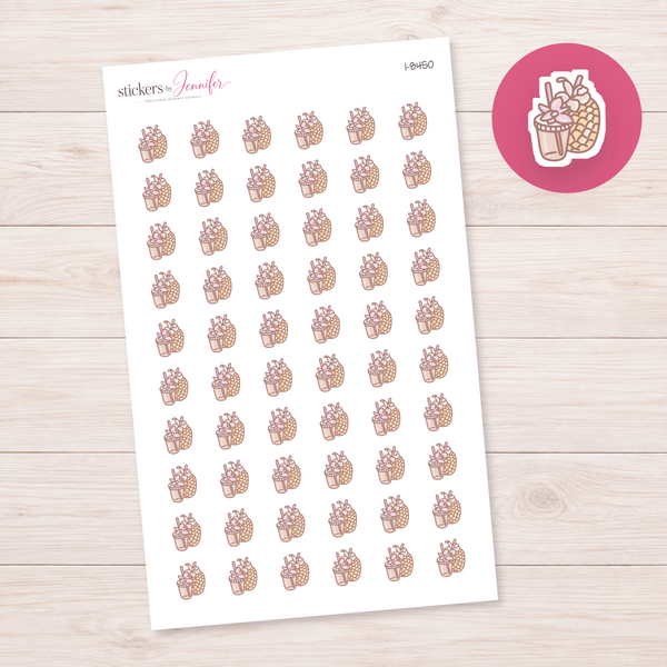 Tropical Drinks Planner Stickers | I-8450
