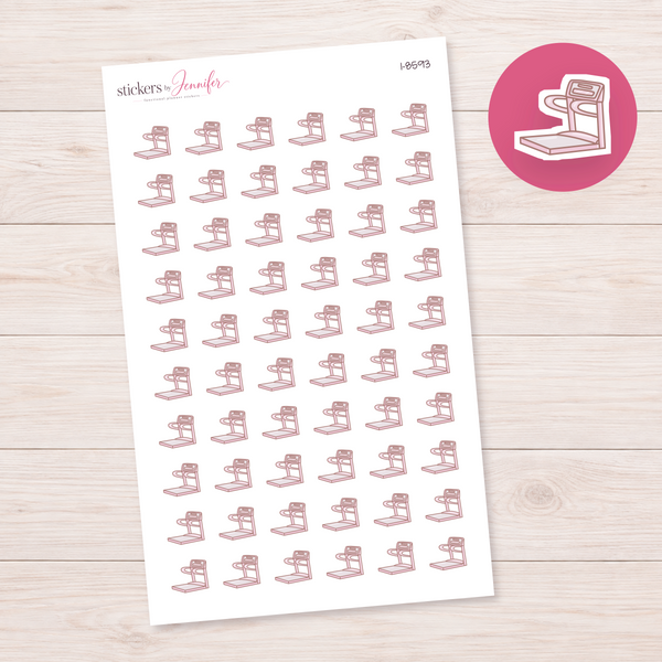 Treadmill Planner Stickers | I-8593