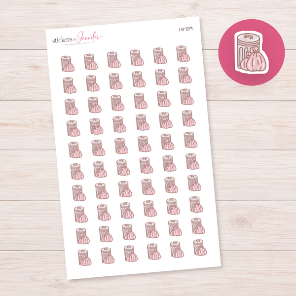 Trash Can and Bag Planner Stickers | I-8709