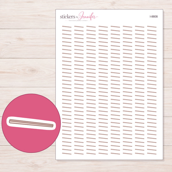 I-8808 planner sticker sheet with enlarged sticker detail