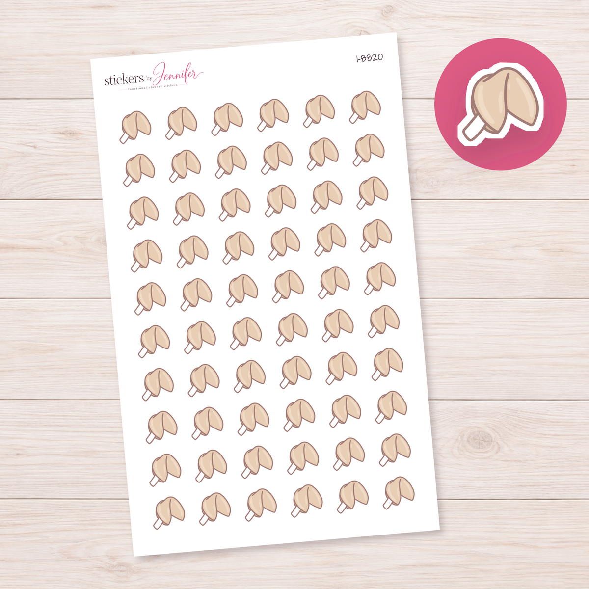 Fortune Cookie Planner Stickers | I-8820