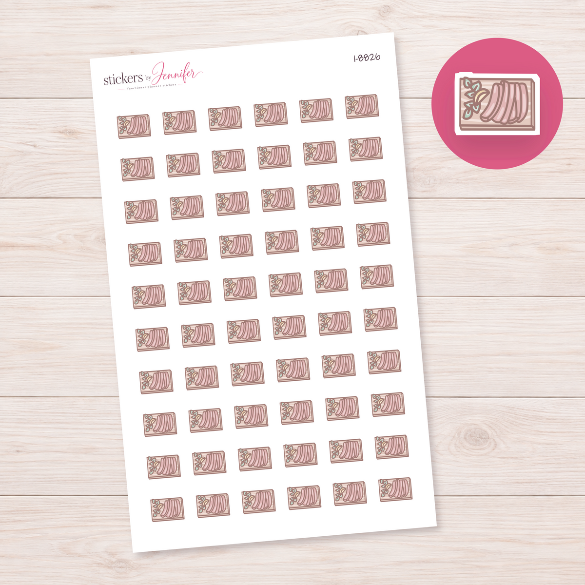 Sashimi Board Planner Stickers | I-8826