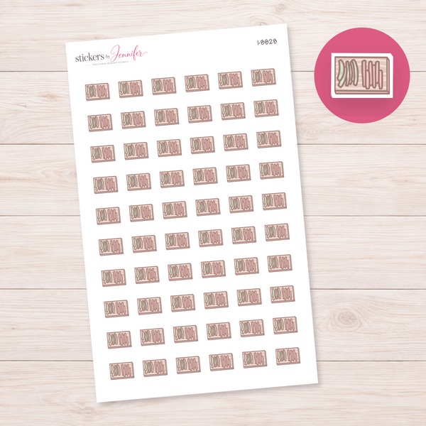 Vegetable Prep Board Planner Stickers | I-8828