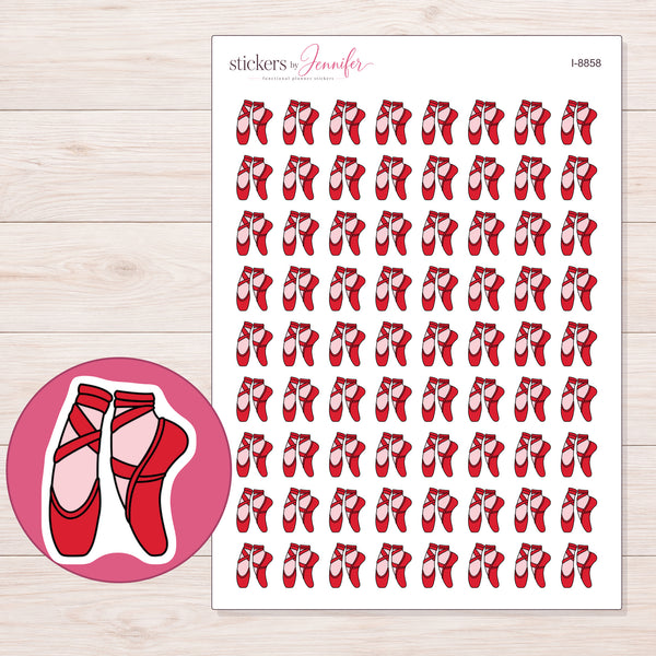I-8858 planner sticker sheet with enlarged sticker detail