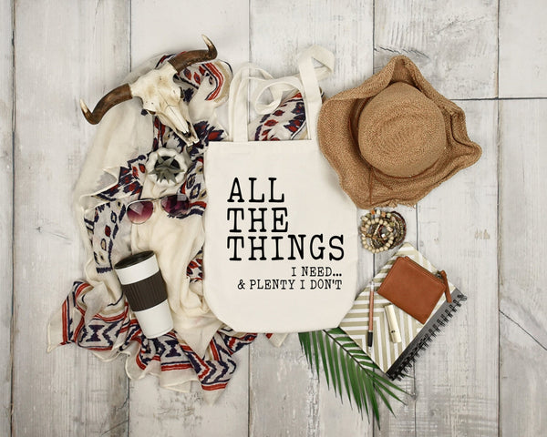 All The Things 100% Cotton Tote Bag