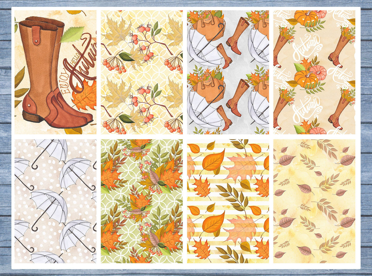 Autumn Full Box Planner Stickers, Big Happy Planner, Erin Condren, Classic Happy Planner