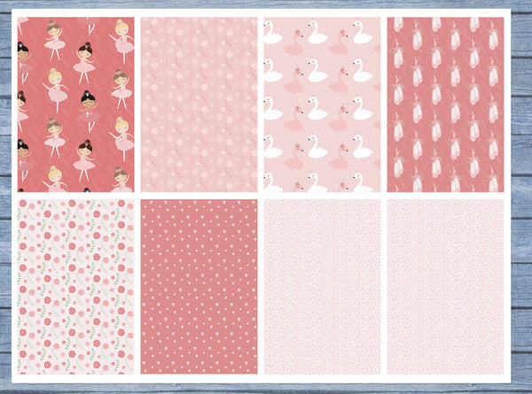 Ballerina Full Box Planner Stickers, Big Happy Planner, Erin Condren, Classic Happy Planner, Mini Happy Planner
