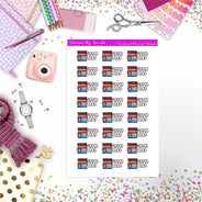 Barber Shop Stickers, Planner Stickers, Journal Stickers, Functional Planner Stickers, Stationary Stickers