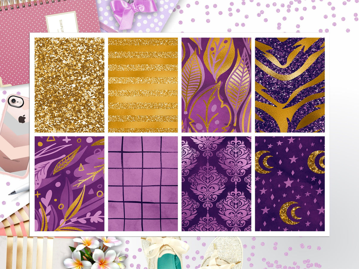 Beauty Purple Full Box Big Happy Planner, Erin Condren, Classic Happy Planner