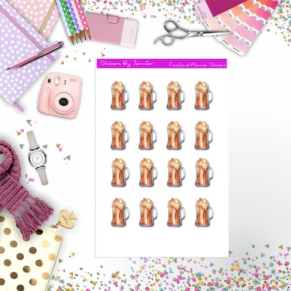 Beer Stickers, Planner Stickers, Journal Stickers, Functional Planner Stickers, Stationary Stickers