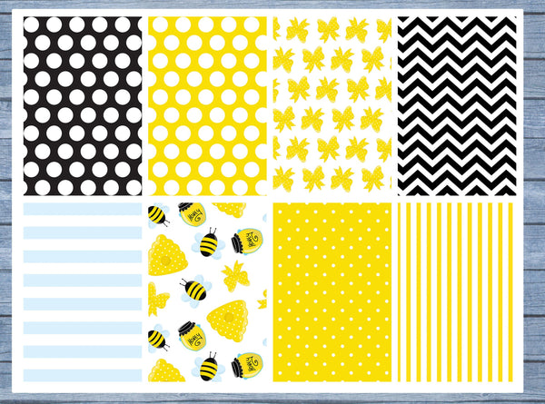 Bees Full Box Planner Stickers, Big Happy Planner, Erin Condren, Classic Happy Planner
