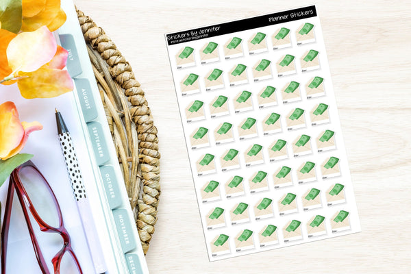 Bill Due Planner Stickers, Bullet Journal Stickers, Functional Planner Stickers, Stationary Stickers