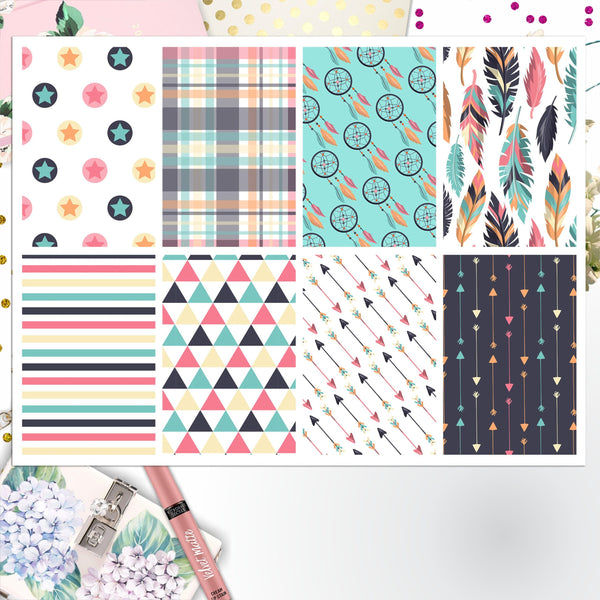 Boho Full Box Big Happy Planner, Erin Condren, Classic Happy Planner