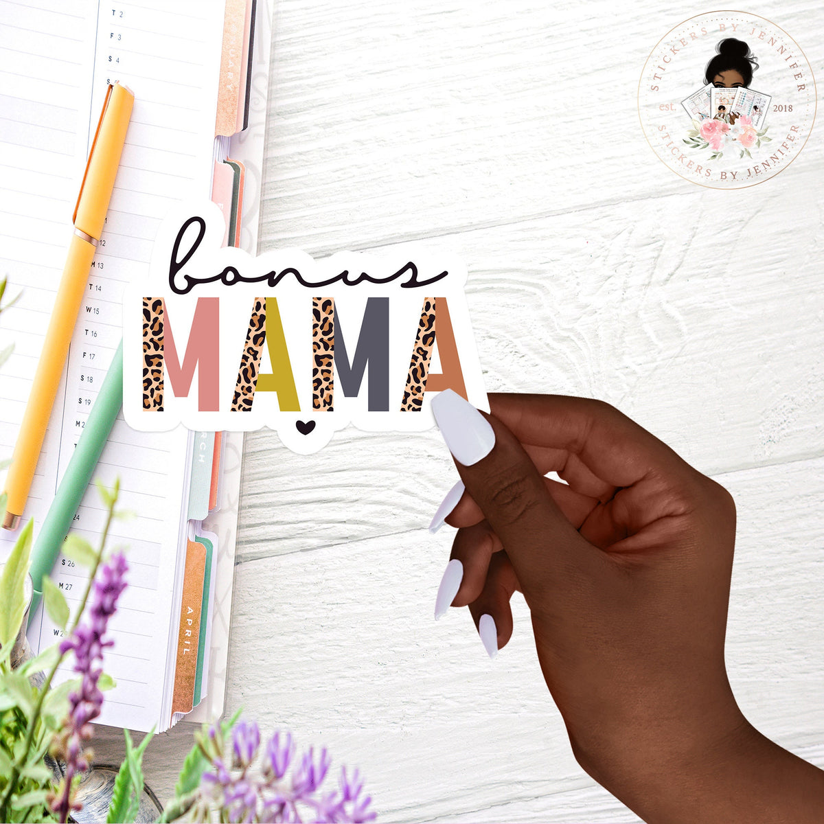 Bonus Mama Vinyl Sticker