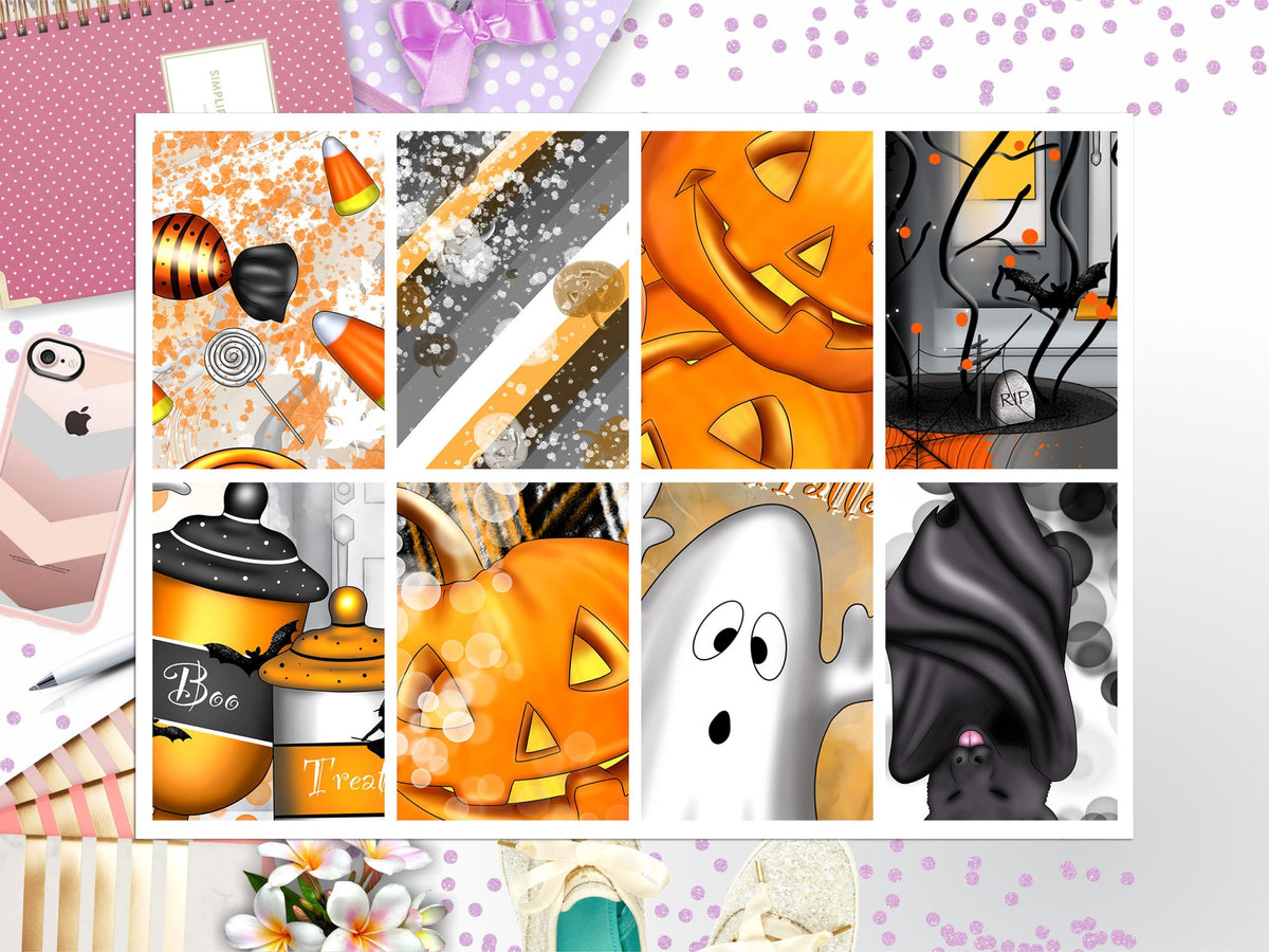 Boo Halloween Full Box Big Happy Planner, Erin Condren, Classic Happy Planner