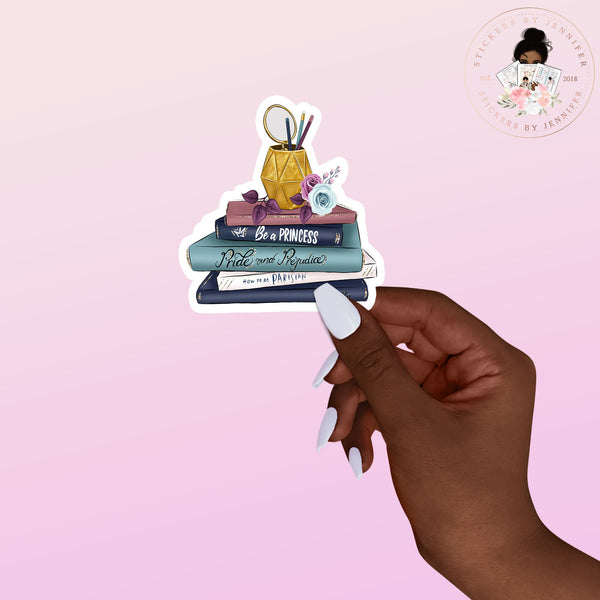Book Lover Vinyl Sticker