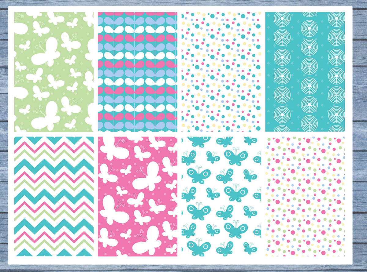 Butterflies Full Box Planner Stickers, Big Happy Planner, Erin Condren, Classic Happy Planner