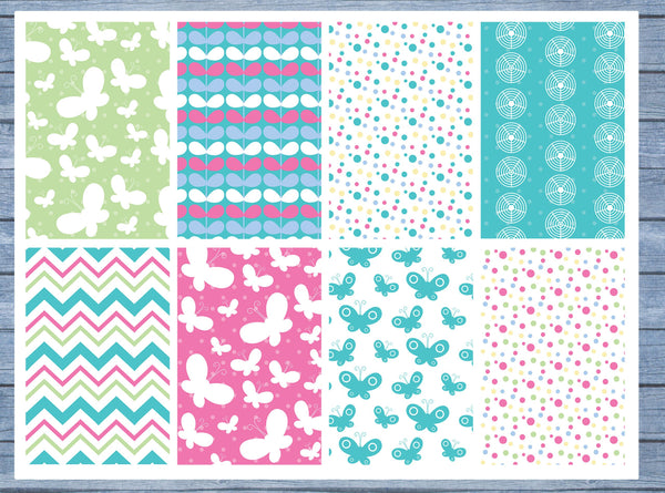 Butterflies Full Box Planner Stickers, Big Happy Planner, Erin Condren, Classic Happy Planner