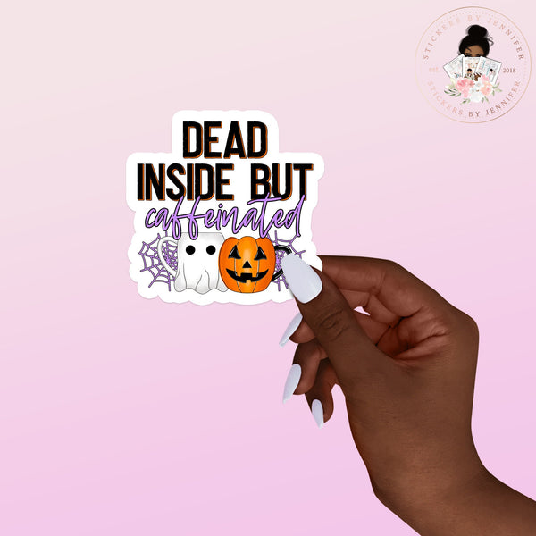 Caffeinated Dead Vinyl Sticker