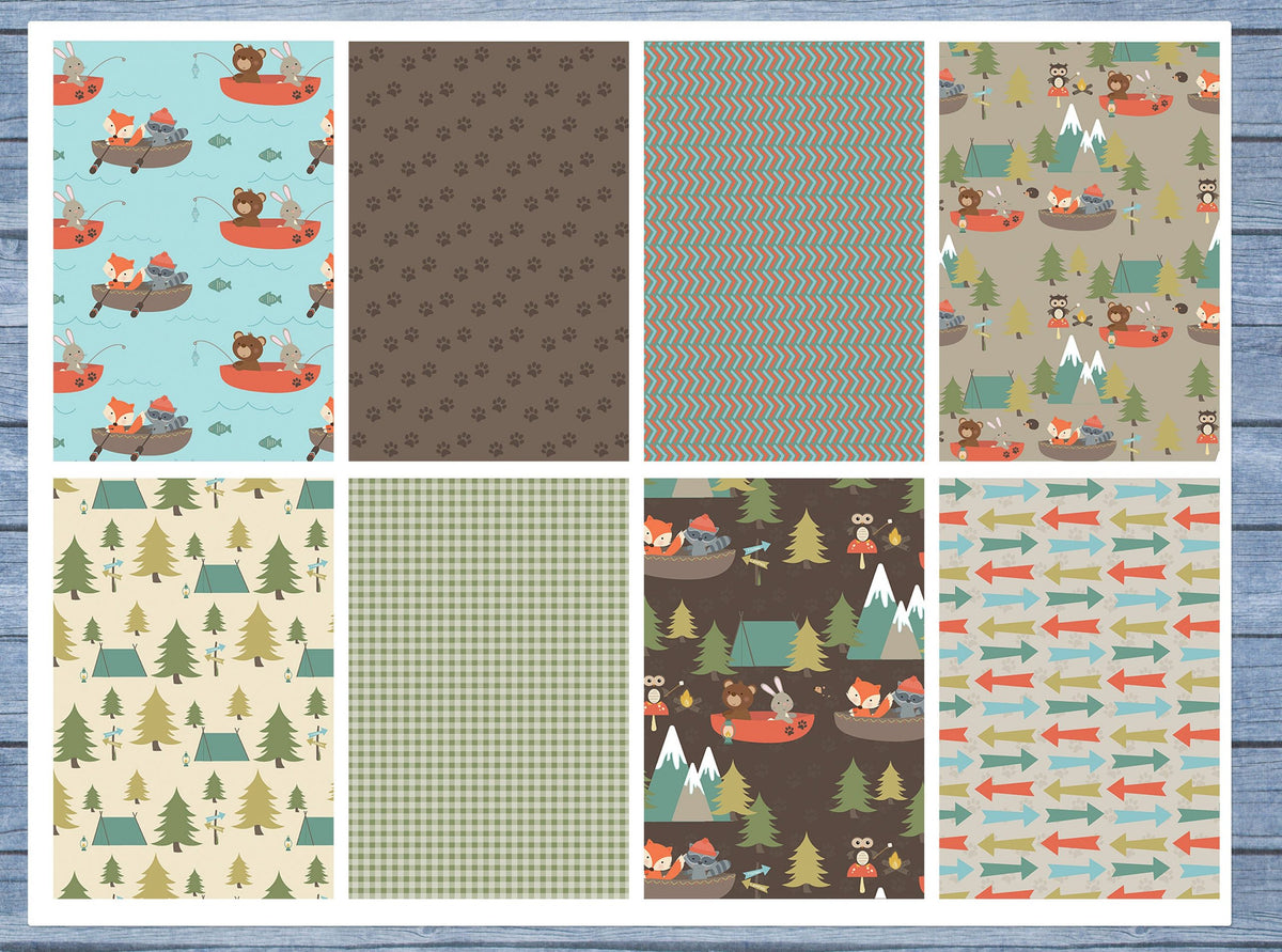 Camping Animals Full Box Planner Stickers, Big Happy Planner, Erin Condren, Classic Happy Planner, Mini Happy Planner
