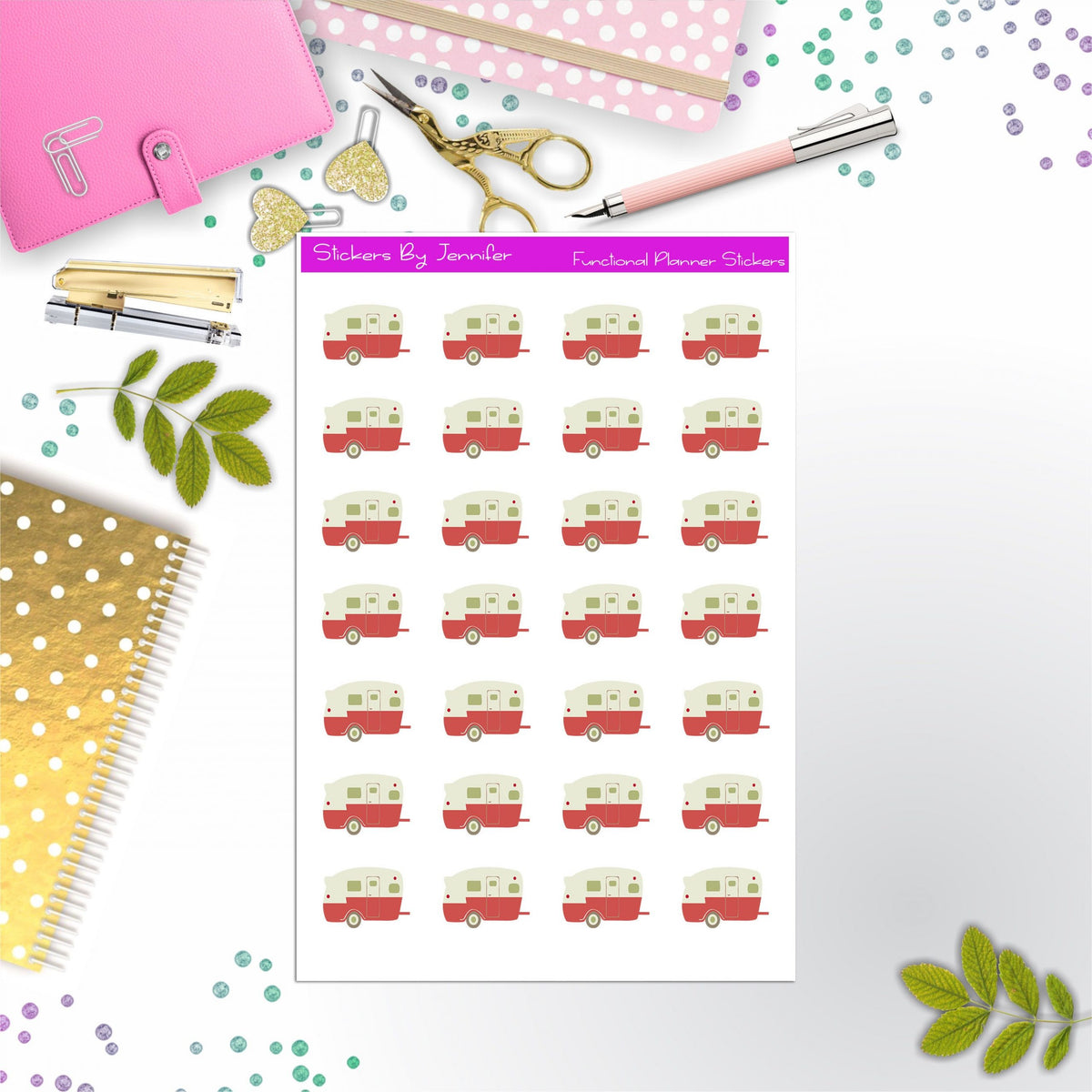 Camping Planner Stickers