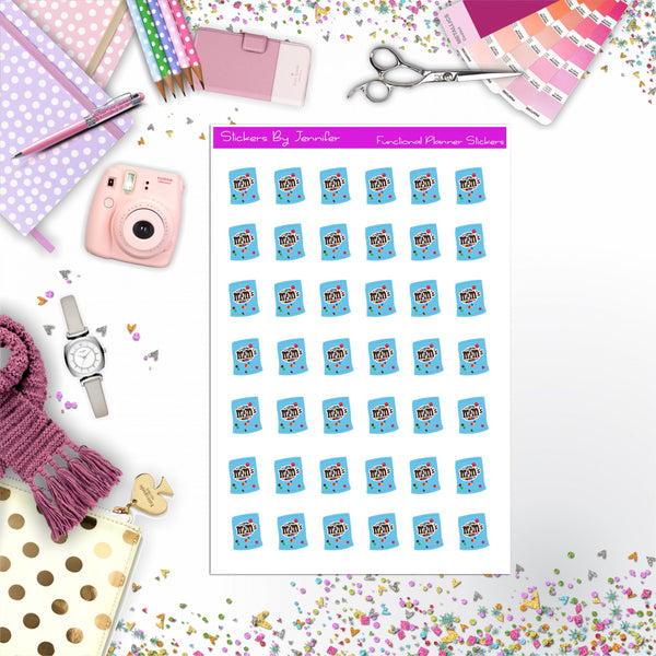 Candy Stickers, Planner Stickers, Journal Stickers, Functional Planner Stickers, Stationary Stickers
