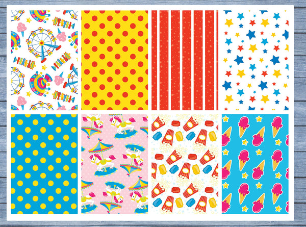 Carnival Full Box Planner Stickers, Big Happy Planner, Erin Condren, Classic Happy Planner