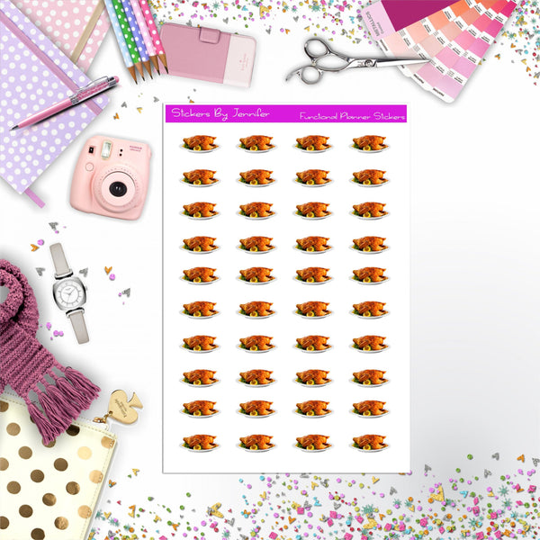 Chicken Dinner Planner Stickers