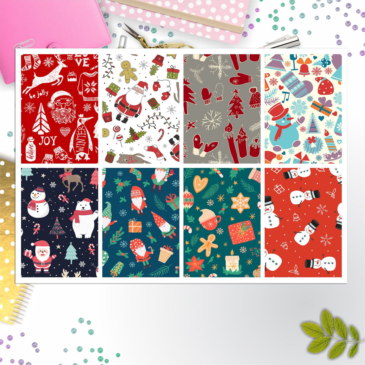Christmas Full Box Big Happy Planner, Erin Condren, Classic Happy Planner