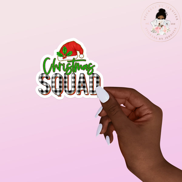 Christmas Squad Vinyl Sticker