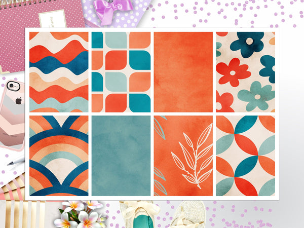 Color Palette Full Box Big Happy Planner, Erin Condren, Classic Happy Planner